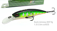 Воблер EOS Flash Minnow 85f вес 9г заглубление 1.5-2.5м (цвет 005)