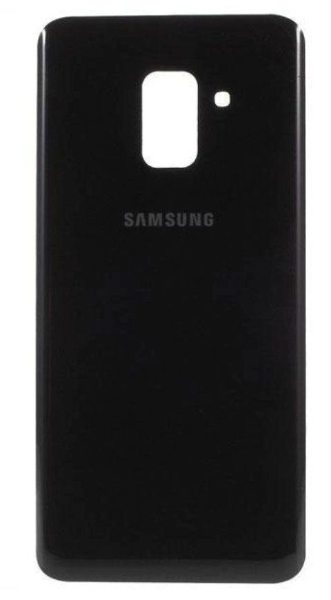Задня кришка для Samsung A730F Galaxy A8 Plus (2018), чорна, фото 1