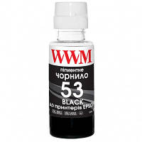 Чернила WWM HP GT53 100г Black Pigment, для Ink Tank 115/315/319 (H53BP) PZZ