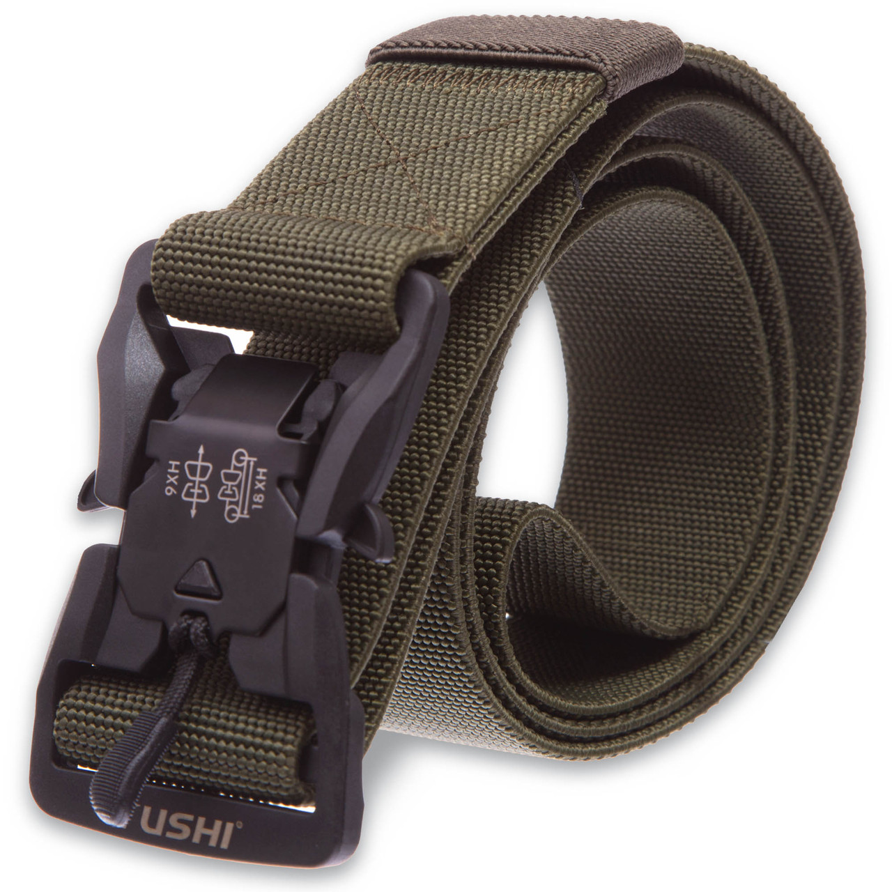 Тактичний поясний ремінь із магнітною пряжкою Tactical Belt TY-1631 120x3,8 см, фото 1