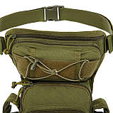 Сумка тактична на стегно SILVER KNIGHT YF-325 (33х16х10 см) 5 л, фото 7