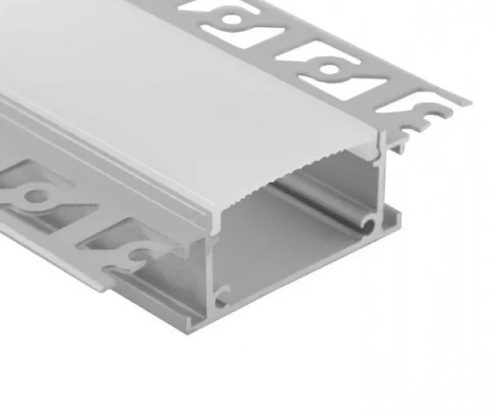 Профіль для LED стрічки АЛ-21-5 в гіпсокартон під штукатурку з розсіювачем 3м (ціна за 1 м)