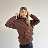 Однотонний батнік із капюшоном "Kerry" Батал, фото 8