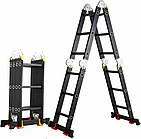 Драбина трансформер GTM 4x5 сходинки 1,45-5,75м (KMP405A)