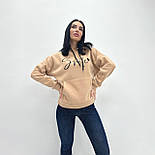 Жіноче худі з принтом "Smile" Батал, фото 9