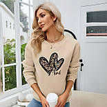 Базовий жіночий світшот "Be kind" Туреччина Батал, фото 9