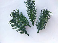 Гілка соснова насадка декоративна, штучна сосна 8 см