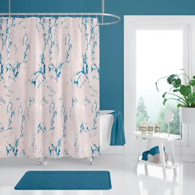 Штора для ванної кімнати Тропік Rose Marble 180*200 см