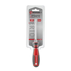 Викрутка двостороння 100 мм PH2, SL6mm INTERTOOL VT-3344, фото 6