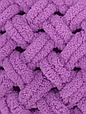 Пряжа плюшева Alize Puffy (Алізе Пуффі), Орхідея №378, 100гр., 9м., нитки для в'язання, фото 3