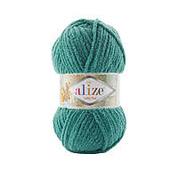 Пряжа плюшевая Alize Softy Plus (Алізе Софтлі Плюс), Смарагд №532, 100гр., 120м. нитки для вязания
