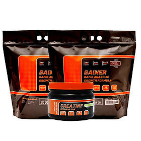 АКЦІЯ! Набір на масу "Гейнер PRO+" 6 кг гейнеру + Креатин(BIOLINE).