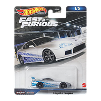 Машинка Premium Hot Wheels Toyota Supra Fast & Furious 1:64 HNW46/HKD25 Silver