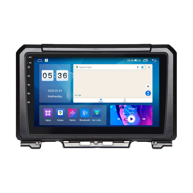 Штатна магнітола Lesko для Suzuki Jimny III Рестайлінг 1 2005-2012 екран 9" 4/64Gb CarPlay 4G Wi-Fi GPS Prime