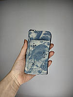 Сумочка для телефона LGD-L-1026A-TZ (Джинс із каменем) (Синій)