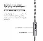 ⇒ Moondrop MC2 (Jeck 3.5 2Pin 0.78) - змінний кабель для навушників з мікрофоном, фото 5