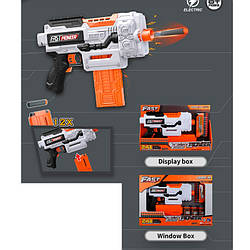 Дитячий автомат бластер (24 м'які патрони, на батарейках, знімний магазин) BIG507-1