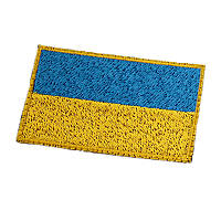 Шеврон Нашивка флаг Украины на липучке НШВ-048 Желто-голубой (59508326)