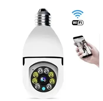 Панорамна IP WiFi камера відеоспостереження лампочка