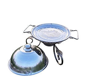 Садж для розігріву і подачі шашлику кований 36 см