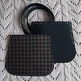 Боковинка для сумочки "HELEN" . Чорний, фото 3