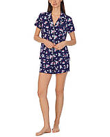 Женская пижама Ralph Lauren рубашка и шорты с принтом оригинал