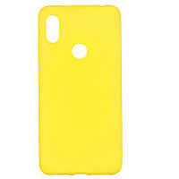 Силіконовий чохол SLIM на Huawei Y6 2019/ Y6 Pro 2019 /Y6 Prime 2019 /Y6s /Honor 8A Yellow (з відбитком)