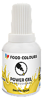 Гелевий барвник для кондитерських виробів, харчовий барвник гелевий Жовтий-електрик Food Colours 20 г