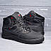 Чоловічі зимові черевики шкіряні чорні спортивні на хутрі від виробника 40-45 розмір (код:ВЛ-0331), фото 5