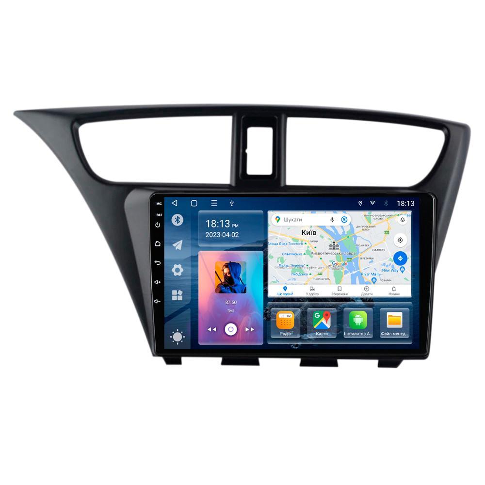 Штатна магнітола для Honda Civic 9 FK FB 2012-2017 BACAR 4/64Gb Individual