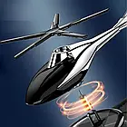 Ароматизатор вертоліт із роздувом автомобільний на сонячній панелі чорний, фото 2