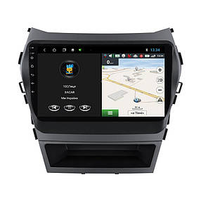 Штатна магнітола для Hyundai Santa Fe 2013-2018 BACAR 1/16Gb Optimal, фото 2