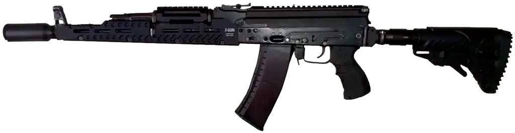 Длинное цевье X-GUN Handguard для АК-47 / 74 / АКМ (алюминий