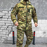 Тактический зимний военный костюм Behead, армейская утепленная форма Мультикам до -15 °C