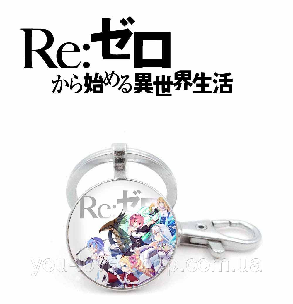 Брелок Re:Zero "Персонажі" / Переродження: Життя з нуля в іншому світі