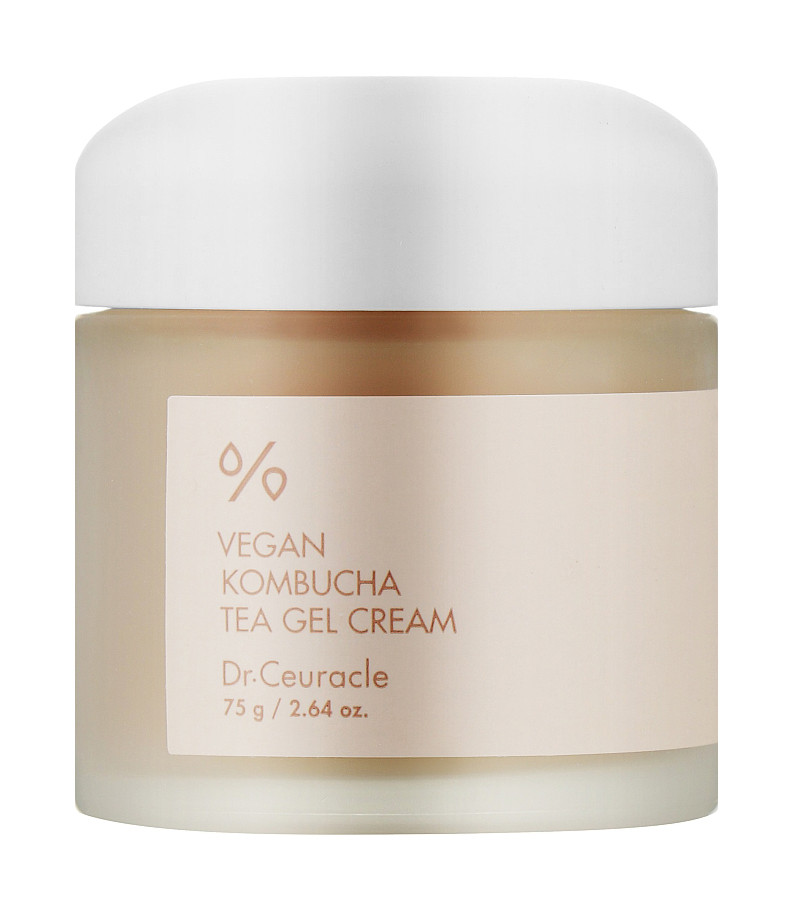 Веганський крем-гель з Комбучів Dr. Ceuracle Vegan Kombucha Tea Gel Cream 75 г
