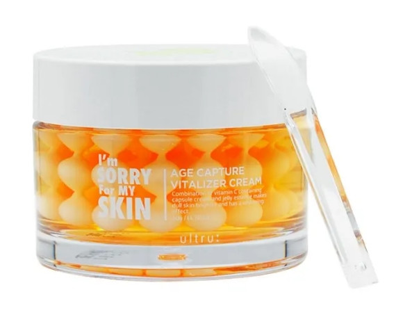 Капсульний крем для обличчя з ніацинамідом I'm Sorry For My Skin Age Capture Vitalizer Cream 50 мл