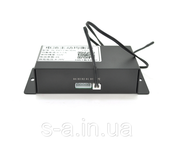 Активний балансир JK-B2A4S для Li-Ion/LiFePo4 3S-4S, 10A-500A, симетрія з Bluetooth