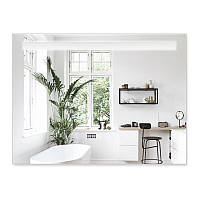 Дзеркало настінне для ванної кімнати Qtap Mideya 800х600 (DC-F915) з LED-підсвічуванням та антизапітнінням QT2078F915W