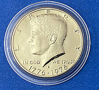 Монета США 50 центов 1976 г. 200-лет подписания декларации. (Из набора Пруф)