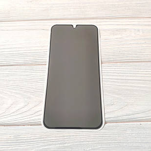 Захисне скло Антишпигун для Samsung Galaxy A34 / A346 Full Glue Чорне