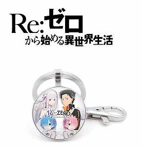 Брелок Re:Zero "Покоївки, Субару та Емілія" / Переродження: Життя з нуля в іншому світі