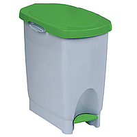 Контейнер для мусора зеленый H 420 мм V 22 л Araven FD-07400