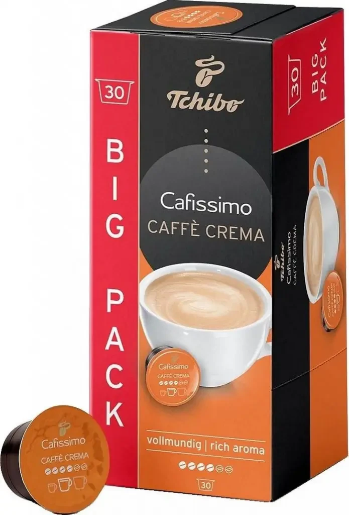 Кава в капсулах Кафиссимо КАФИТАЛИ - Caffitaly Cafissimo Café Crema Rich Aroma Vollmundig (30 капсул)