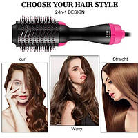 Фен 3в1 One step Hair Dryer 1000 Вт / фен щетка / фен стайлер / фен для волос / фен браш / фен расческа