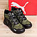 Зимові теплі чоловічі черевики шкіряні хакі Runner Olive, фото 8