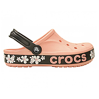 Crocs Bayaband Melon Floral оригинальные, Кроксы Баябенд розовые пудровые женские оригинал + коробка