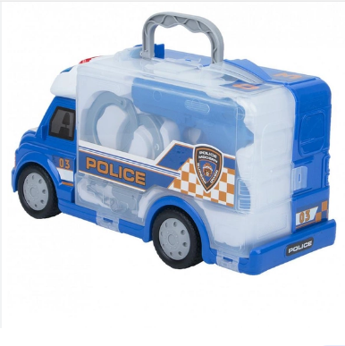Поліцейський ігровий дитячий набір Limo Toy у кейс-машинці 661-173 від 3х років.