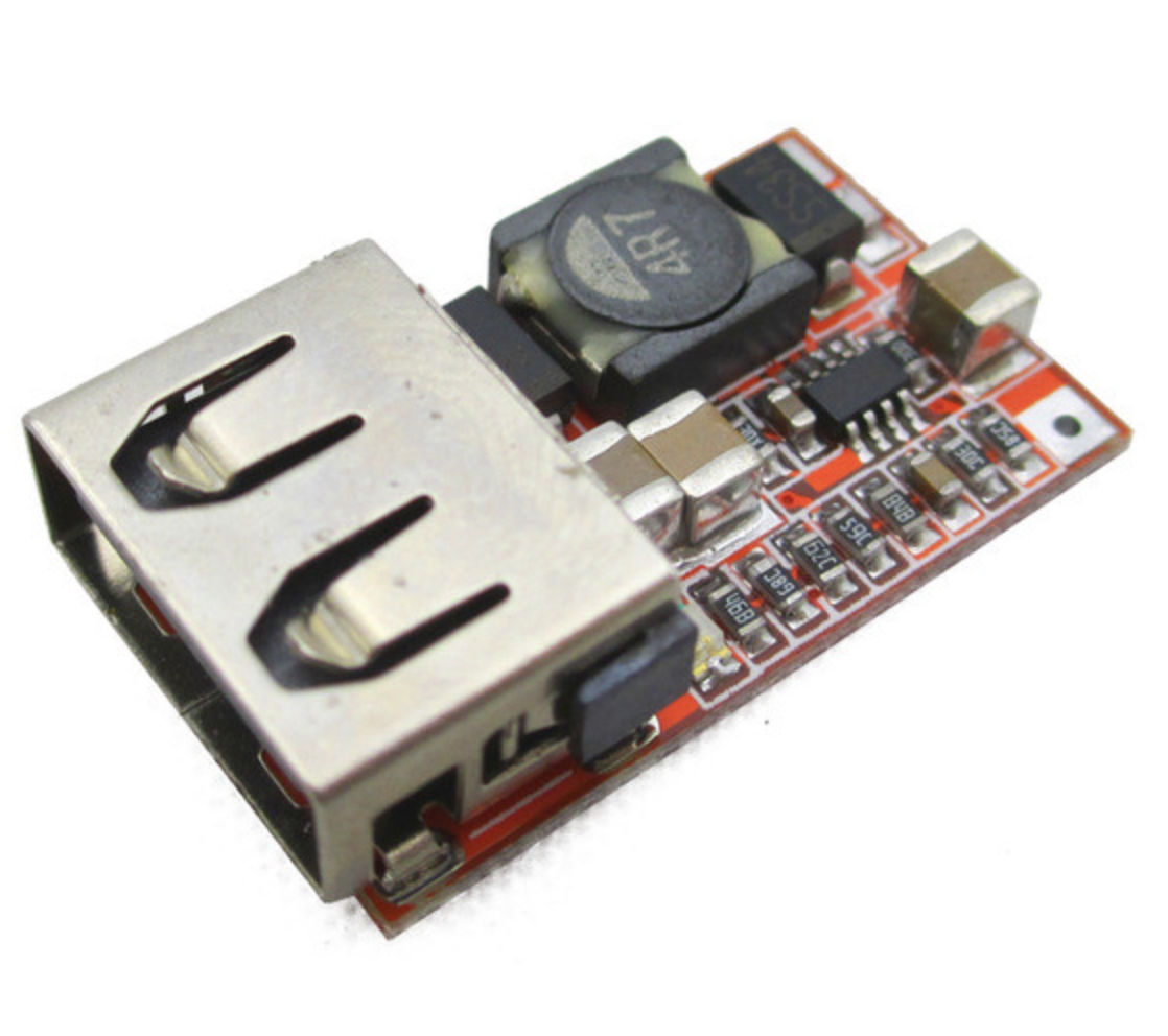 Понижувальний модуль перетворювач USB DC-DC 6-24В - 5В 3А