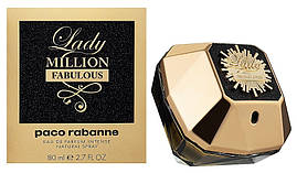 Жіночі парфуми Paco Rabanne Lady Million Fabulous (Пако Рабан Леді Мільйон Фабулус) Парфумована вода 80 ml/мл